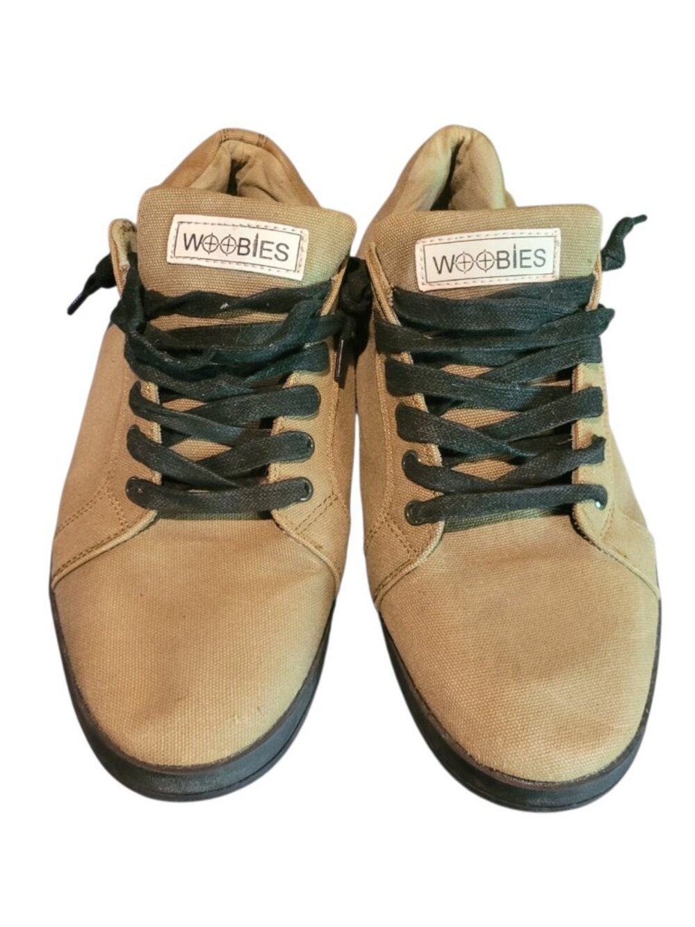 Woobies Mod-1 Olive Green Shoes Size 10 Canvas